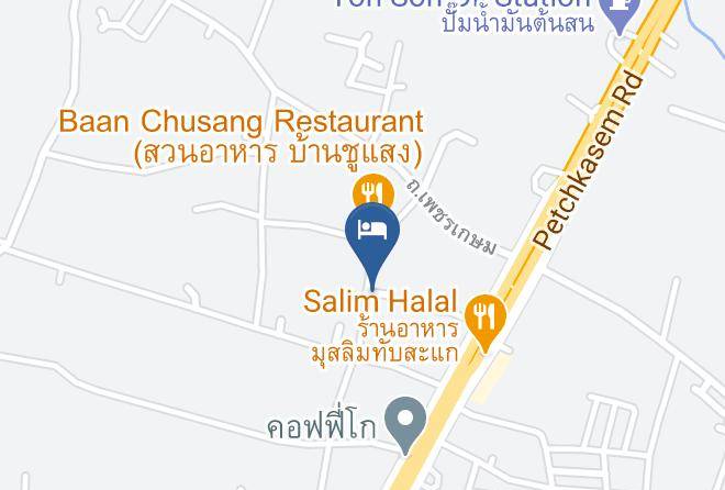 Amphoe Thap Sakae - Kankrao Resort Maps