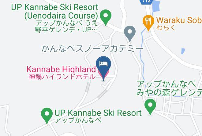 Toyooka City - Kannabe Highland Hotel Maps