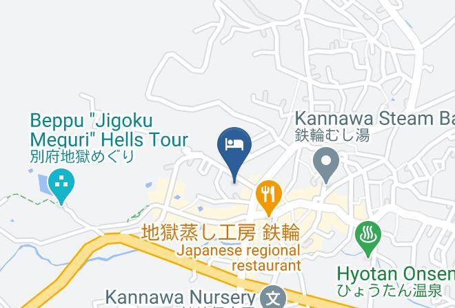 Beppu City - Kannawa Yunoka Maps