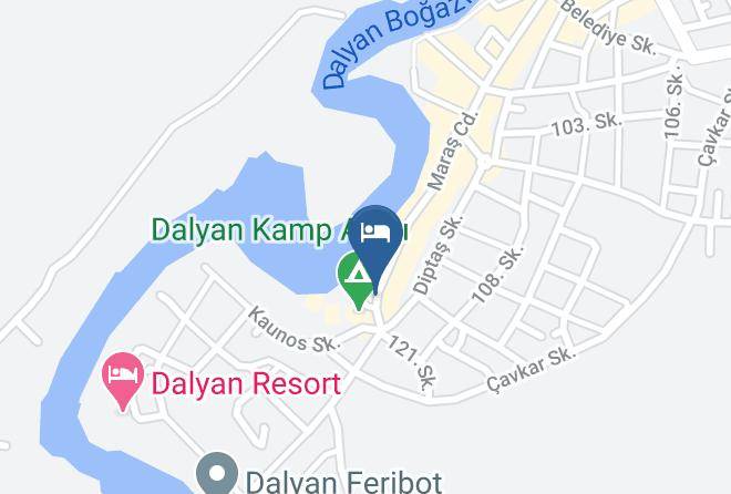 Ortaca - Kano Hotel Maps