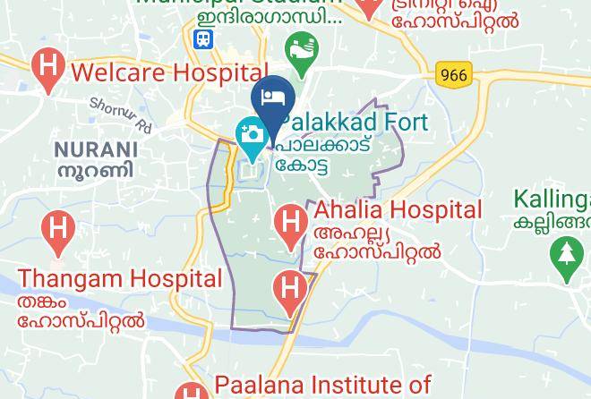 Palakkad - Kanoos East Fort Maps