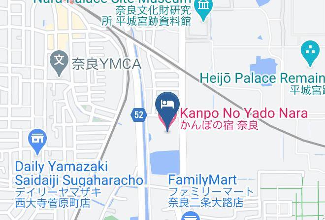 Nara City - Kanpo No Yado Nara Maps