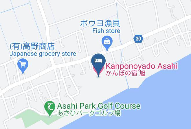 Kanponoyado Asahi Map