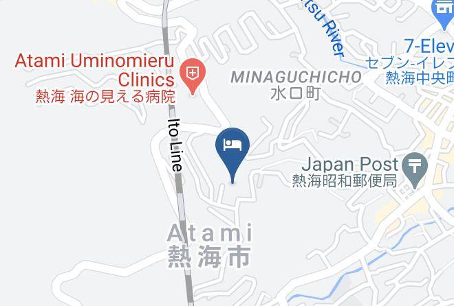Atami City - Kanponoyado Atami Main Building Maps