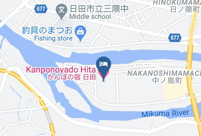 Hita City - Kanponoyado Hita Maps