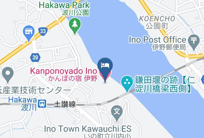 Ino Townagawa District - Kanponoyado Ino Maps