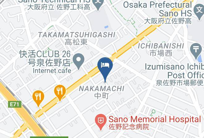 Izumisano City - Kansai Airport Spa Hotel Garden Palace Maps