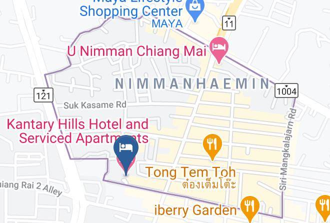 Amphoe Mueang Chiang Mai - Kantary Hills Hotel And Serviced Apartments Maps