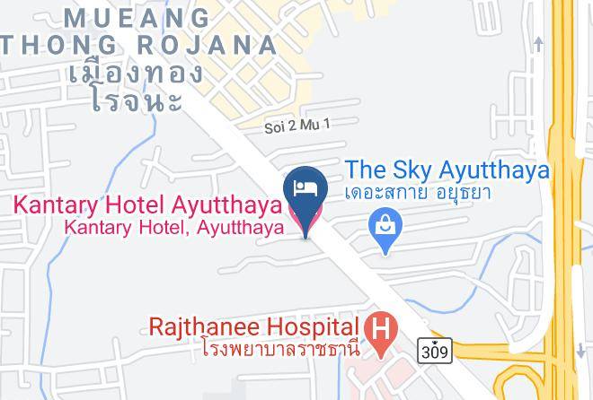 Amphoe Uthai - Kantary Hotel Ayutthaya Maps