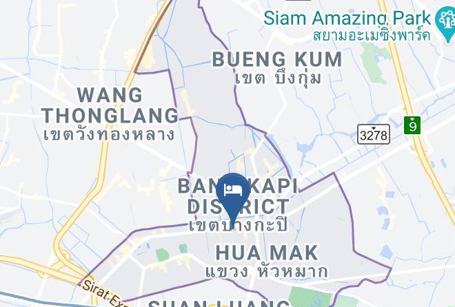 Bang Kapi District - Kantary House Bangkok Hotel & Serviced Apartments Maps