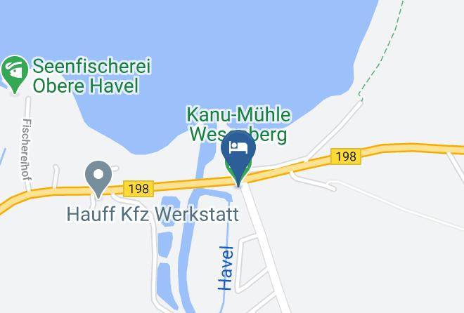 Mecklenburgische Seenplatte - Kanu Muhle Wesenberg Maps