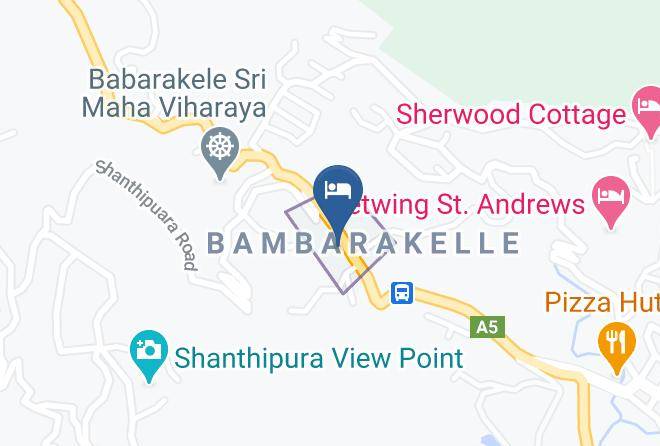 Kandy - Kanvo Holiday Resort Maps