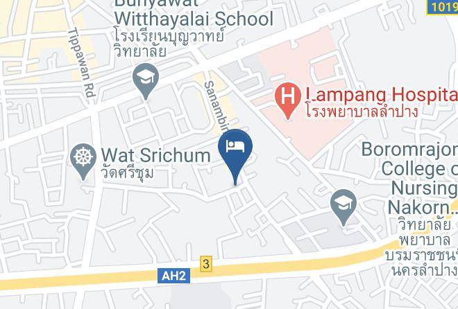 Amphoe Mueang Lampang - Kanyanat Boutique Hotel Kanyanat Maps