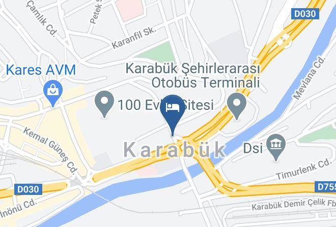 Karabuk Ergenekon - Kanyonvadi Hotel Maps