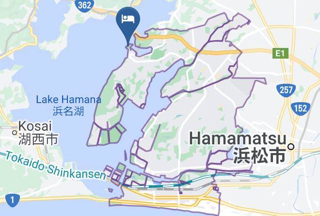 Hamamatsu City Nishi Ward - Kanzanji Sago Royal Hotel Maps