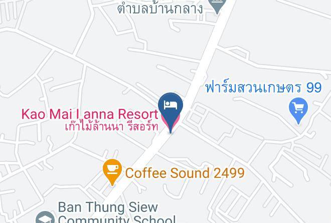 Amphoe San Pa Tong - Kao Mai Lanna Resort Maps