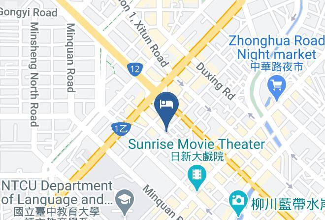 Taichung City - Kao Yuan Hotel Maps