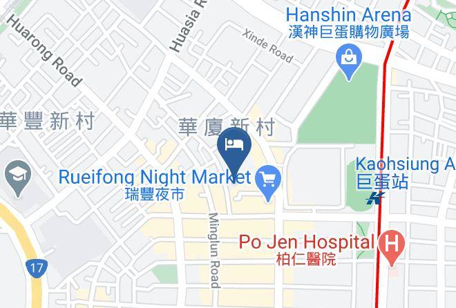 Gushan District - Kaohsiung Giethoorn Homestay Maps