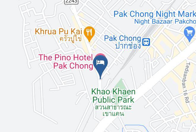Amphoe Pak Chong - Kaomai Plaman Resort Maps