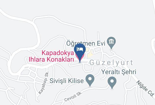 Guzelyurt - Kapadokya Ihlara Konaklari Maps