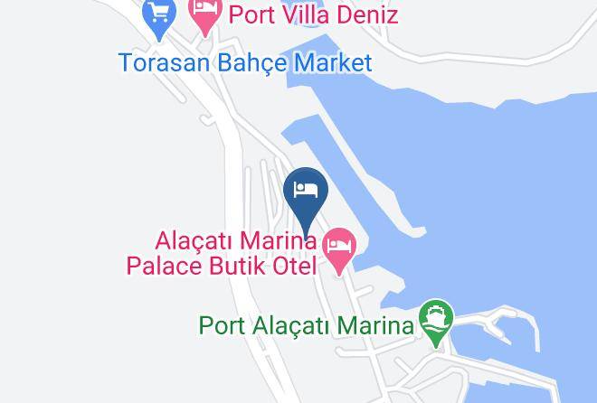 Izmir - Alacati Kapari Otel Maps