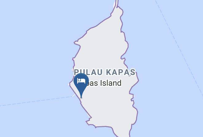 Marang - Kapas Island Resort Maps