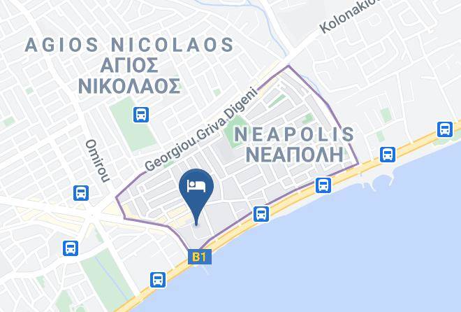 Limassol - Kapetanios Odysseia Hotel Maps