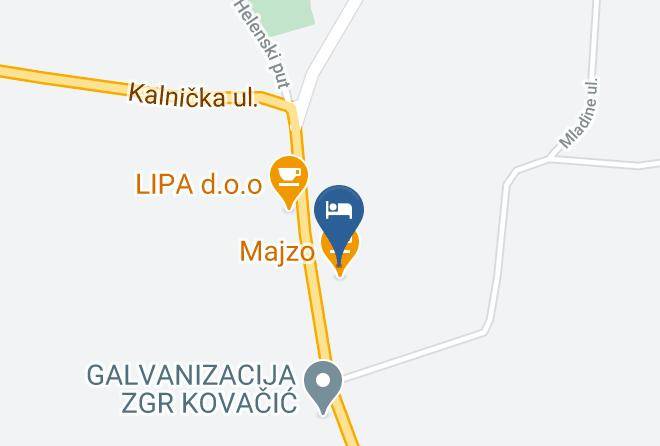 Krizevci - Kapetanova Kuca Maps