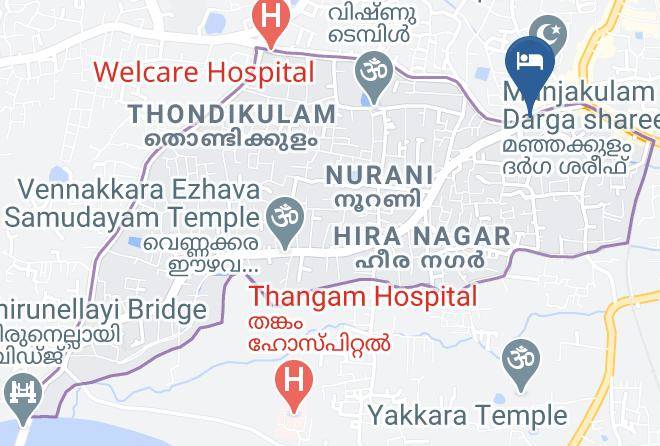Palakkad - Kapilavasthu Hotel Maps