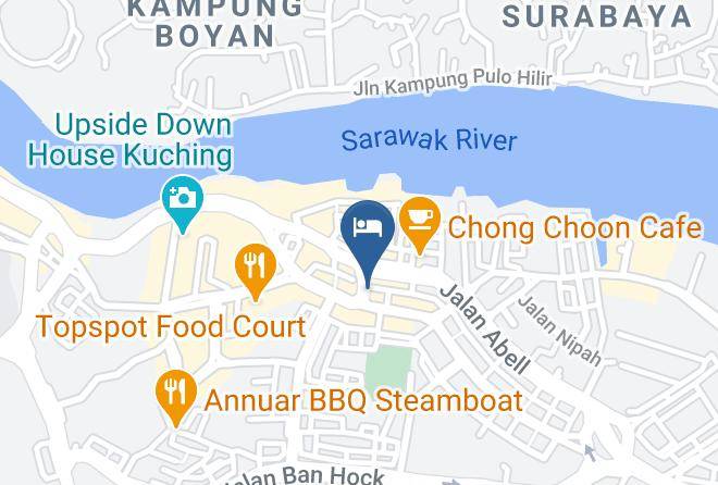 Bahagian Kuching - Kapit Hotel Maps
