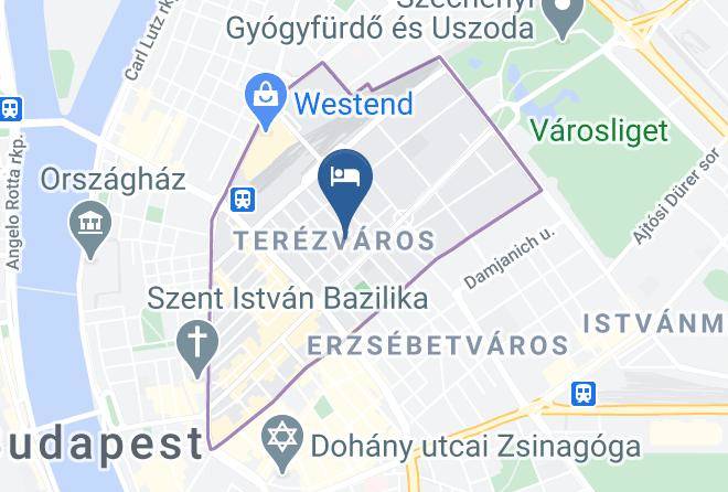 Budapest Terezvaros - Kapital Inn Boutique Bed And Breakfast Maps