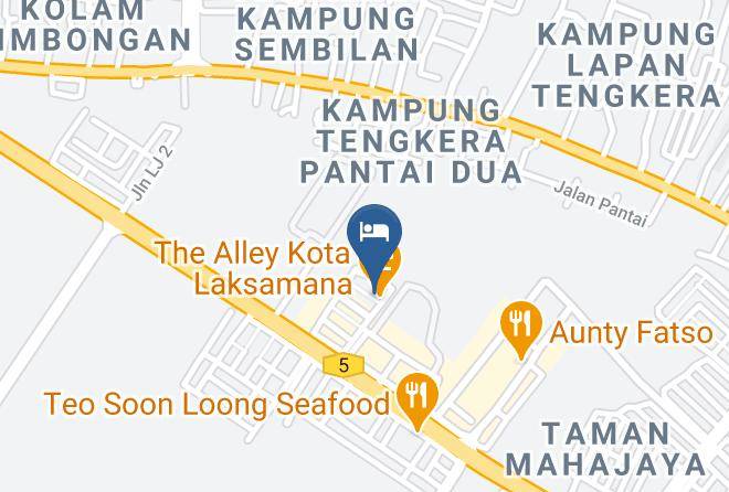 Melaka Tengah - Kapitan Kongsi Hotel Maps