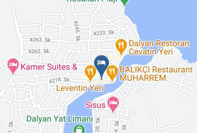 Cesme - Kaplan Butik Otel Maps