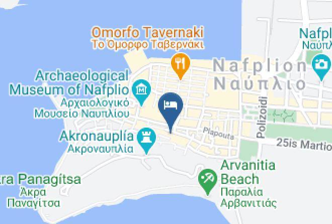 Argolis - Kapodistrias Hotel Maps