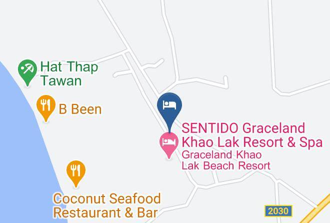 Kappa Club Thai Beach Resort Map - Phangnga - Amphoe Takua Pa