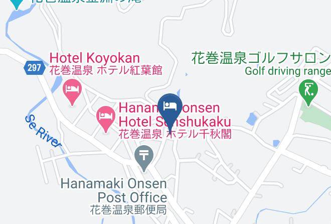 Hanamaki City - Kappo & Ryokan Hiromitei Maps