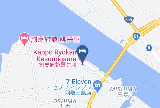Itako City - Kappo Ryokan Kasumigaura Maps