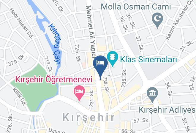 Kirsehir Ahi Evran - Kapris Hotel Maps