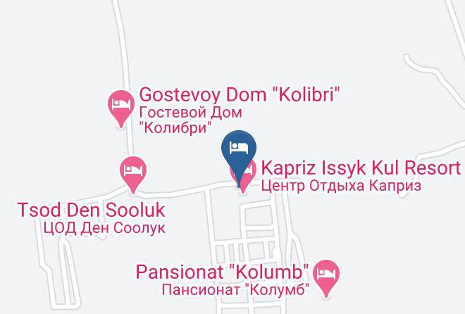 Ysyk Kol Region - Caprice Resort Maps