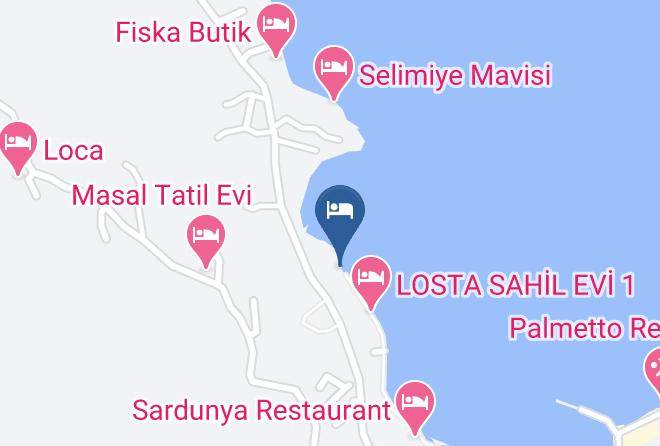 Mugla - Kaptan Butik Otel Ve Restaurant Maps