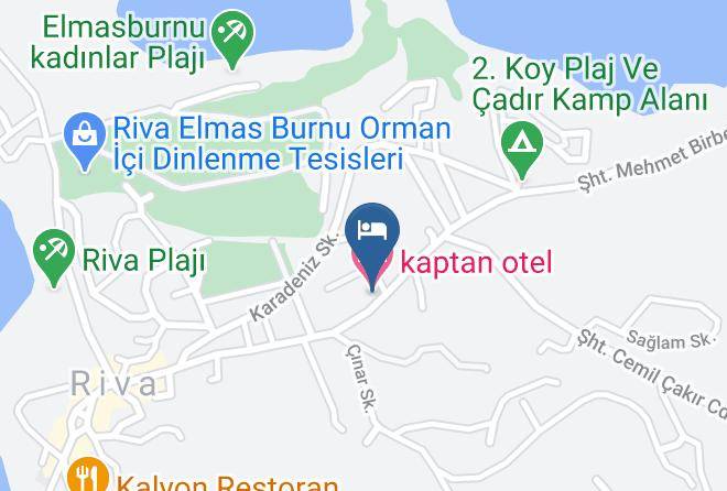 Beykoz - Kaptan Otel Maps