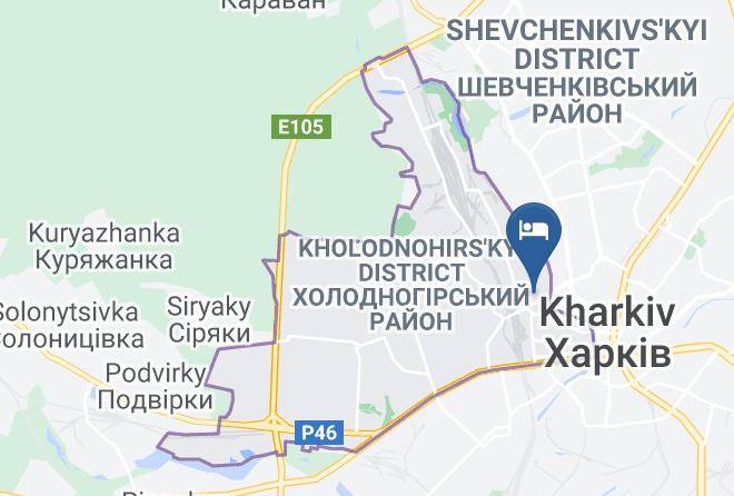 Kharkiv - Kapusta Hotel Maps