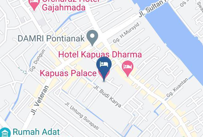 Kapuas Palace Hotel Map