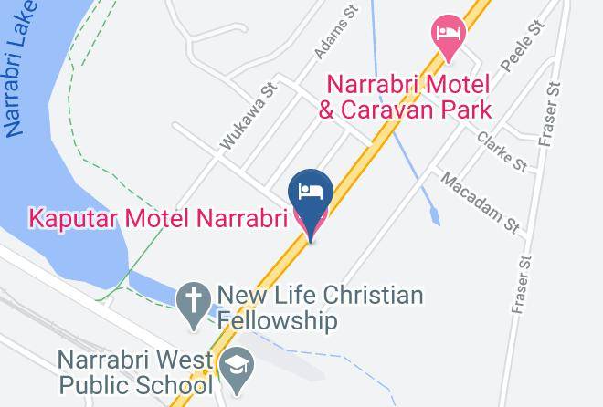 Narrabri - Kaputar Motel Narrabri Maps