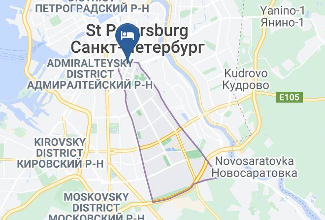 Saint Petersburg - Kapyushon Studiya Maps