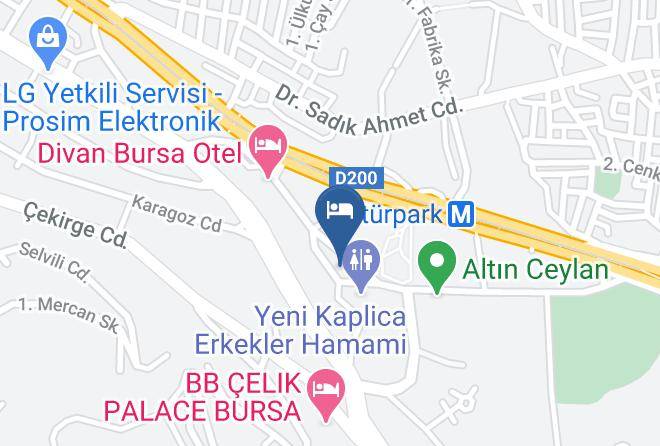 Osmangazi - Kara Mustafa Otel Maps