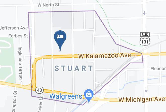 Kalamazoo County Sloan - Kara S Kottages @ W Kalamazoo Ave Maps
