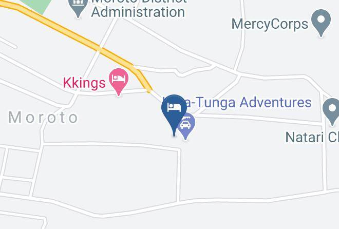 Moroto Municipality - Kara Tunga Karamoja Backpackers Maps