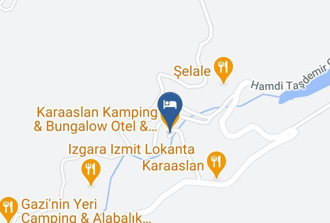 Basiskele - Karaaslan Kamping & Bungalow Otel & Restaurant Maps