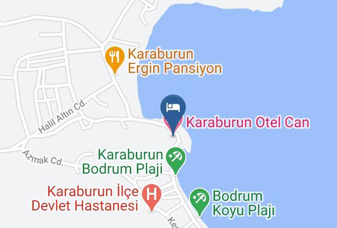 Karaburun - Karaburun Otel Can Maps